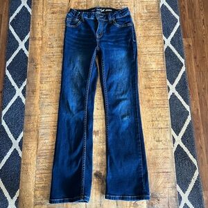 Bundle 2 Pair Girls Bootcut Jeans Cat & Jack, Arizona size 8 jeans
